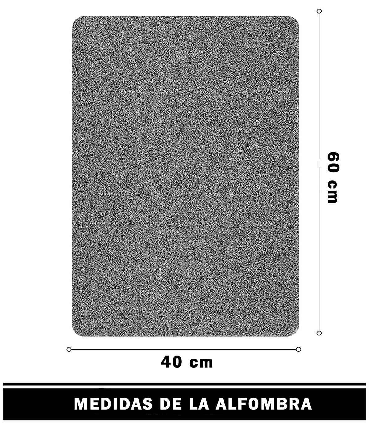 Alfombra Antideslizante de Baño PVC 60x40 cm – Decopro