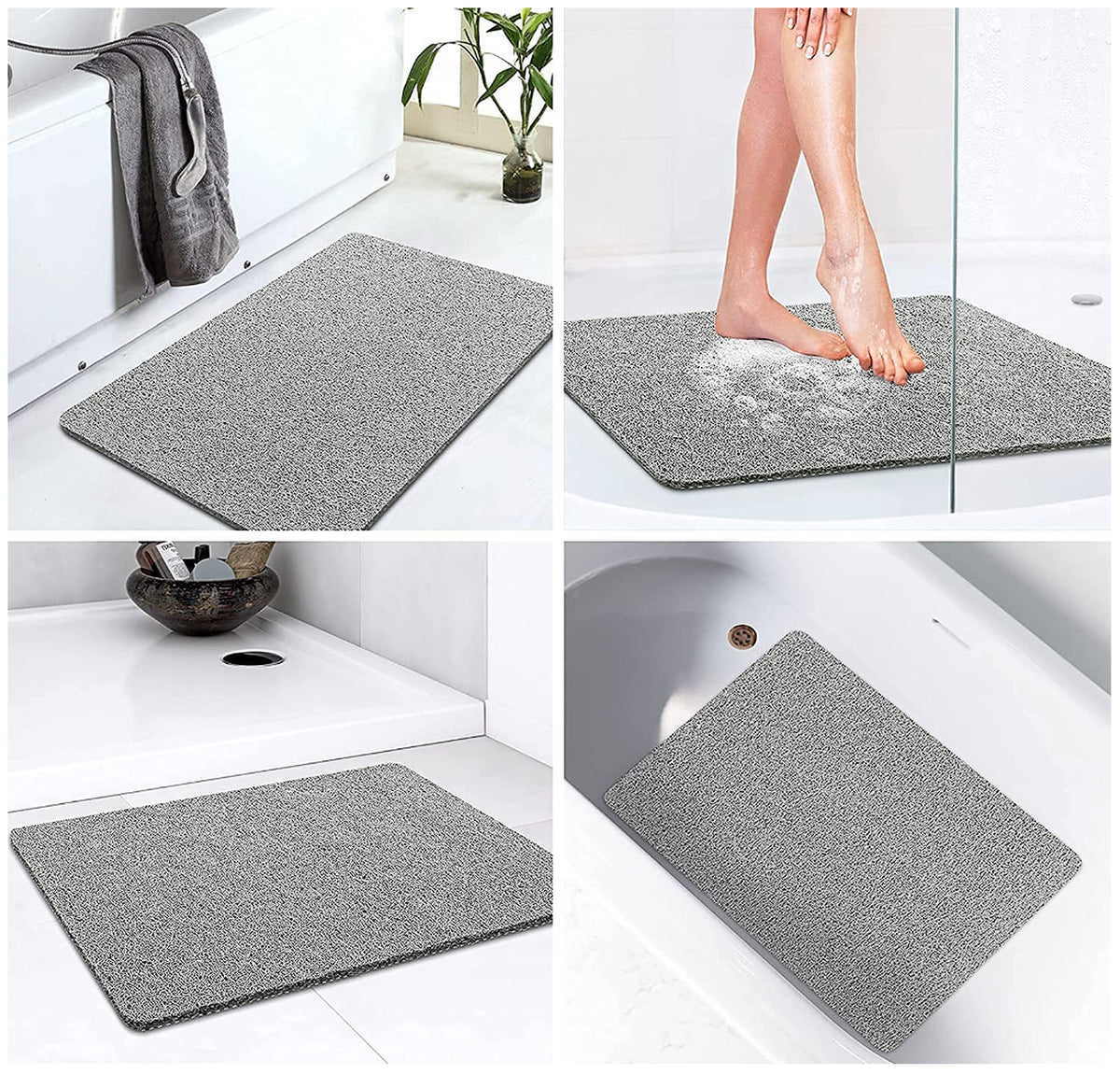 Alfombra Antideslizante de Baño PVC 60x40 cm – Decopro