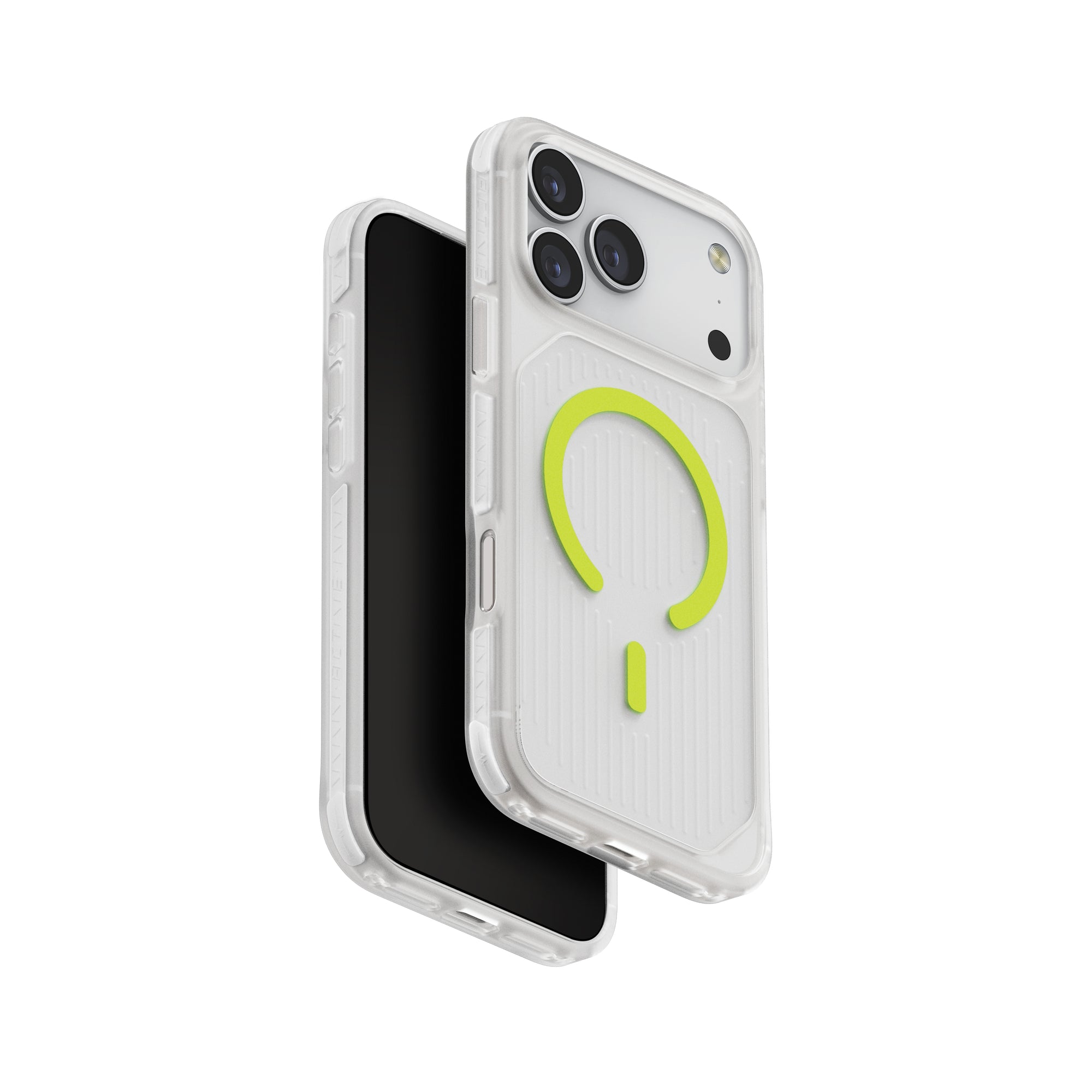 Carcasa Uniq Combat Active Luminous Magsafe iPhone 17 Pro - Gris - PREVENTA - ENTREGA 10 OCTUBRE