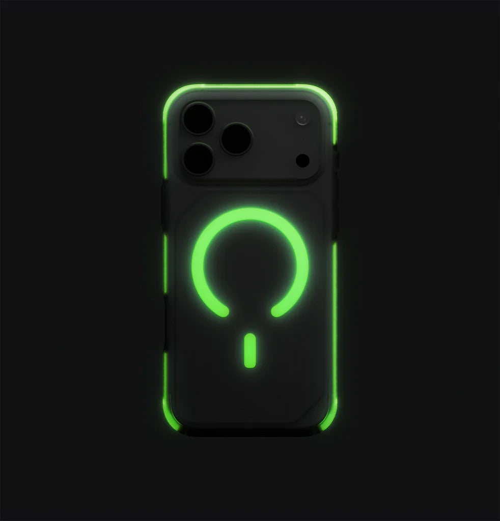 Carcasa Uniq Combat Active Luminous Magsafe iPhone 17 Pro - Gris - PREVENTA - ENTREGA 10 OCTUBRE