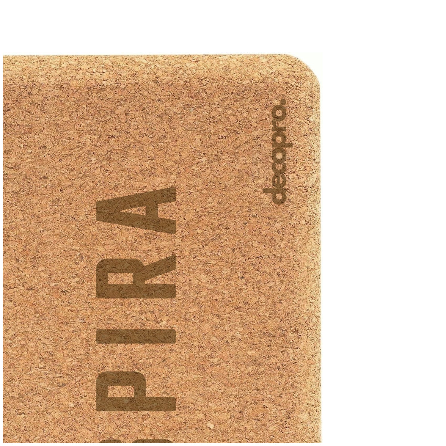 Bloque / Cubo de Yoga en Corcho Natural – Antideslizante, Resistente y Ecológico – Ideal para Yoga, Pilates, Meditación y Estiramientos