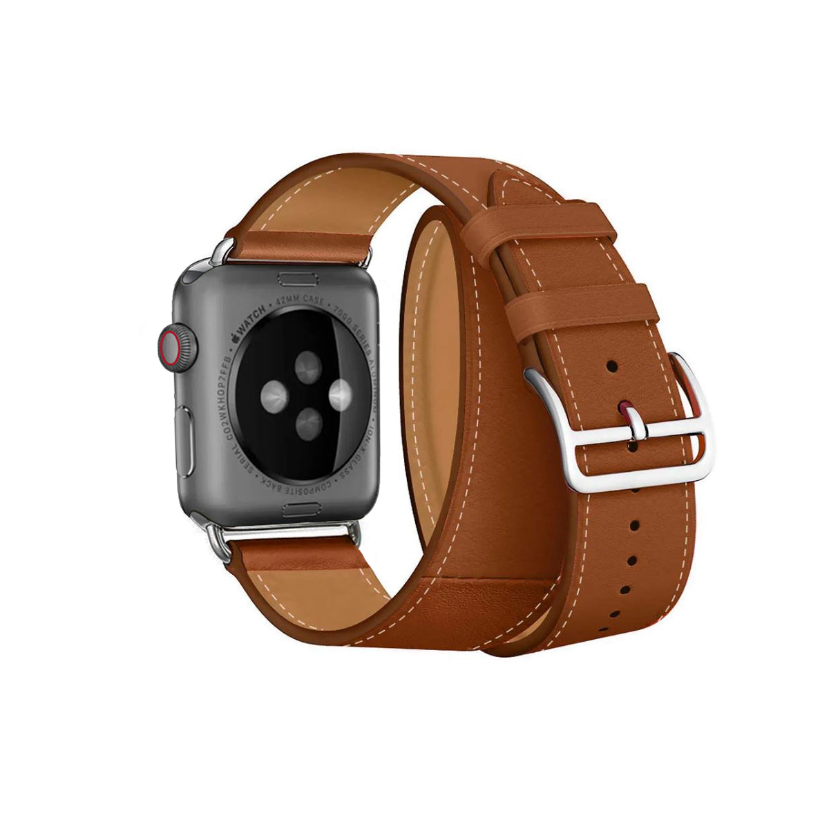 Correa De Cuero Doble Apple Watch