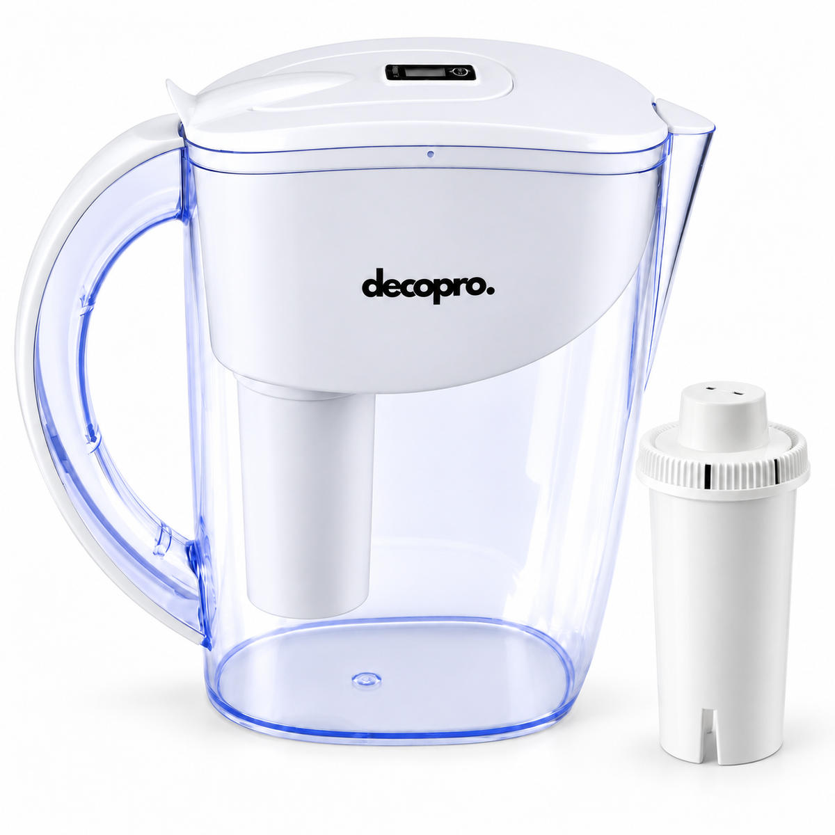Jarra filtrante de agua Decopro 3,5 L con filtro de repuesto