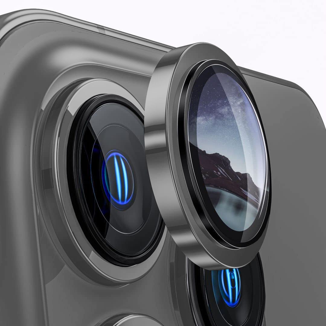 Protector de lente cámara de cristal templado iPhone 15 Pro Max
