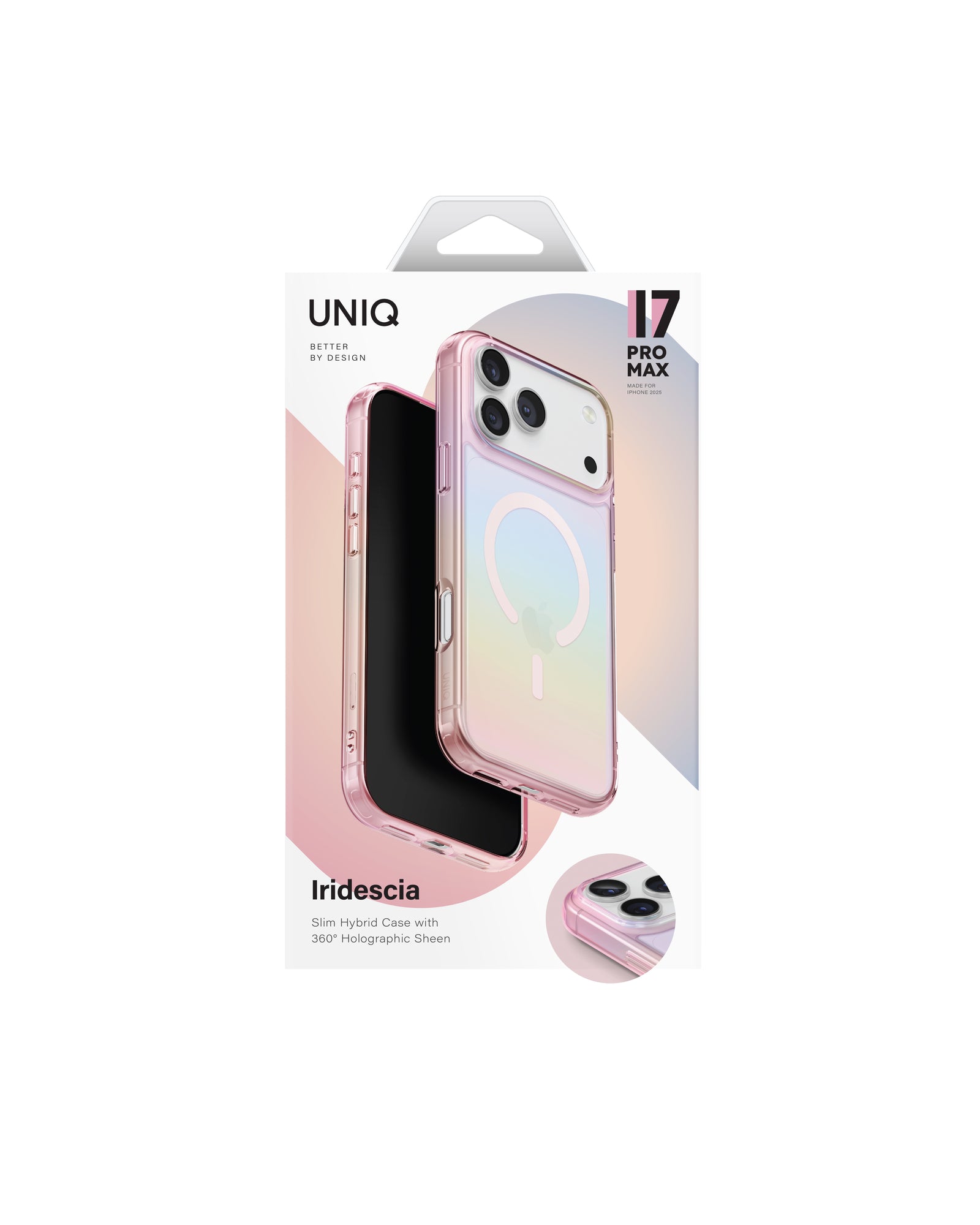 Carcasa Uniq Iridescia Holográfica Magsafe iPhone 17 Pro Max - PREVENTA - ENTREGA 10 OCTUBRE
