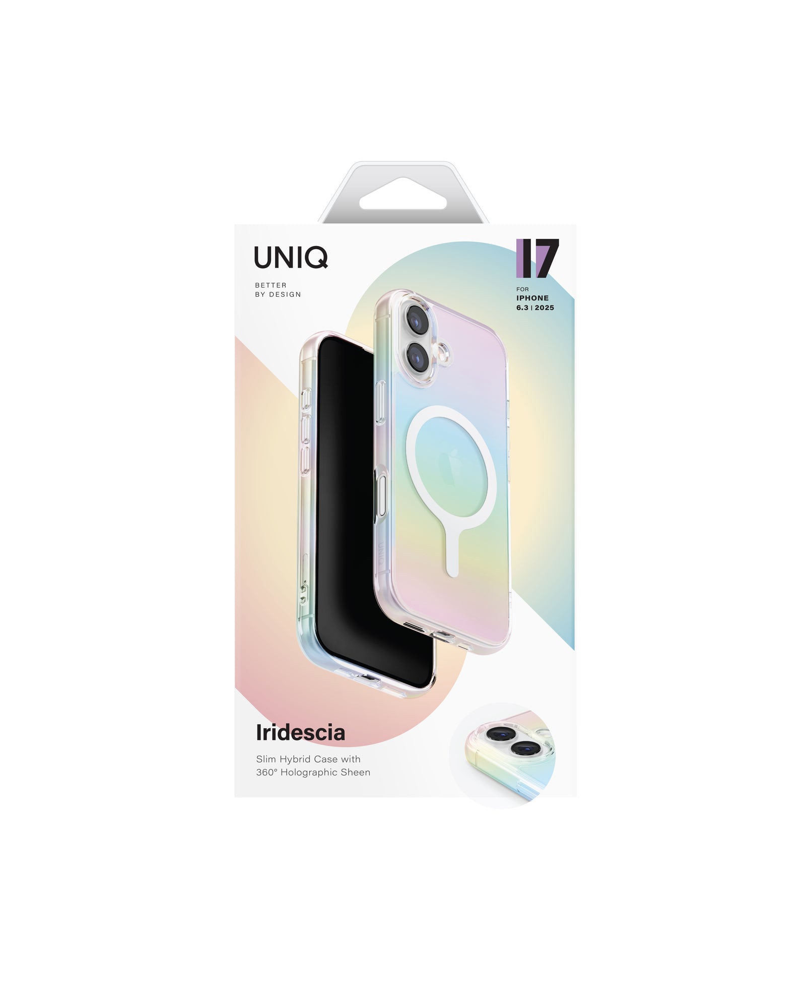 Carcasa Uniq Iridescia Holográfica Magsafe iPhone 17 - PREVENTA - ENTREGA 10 OCTUBRE