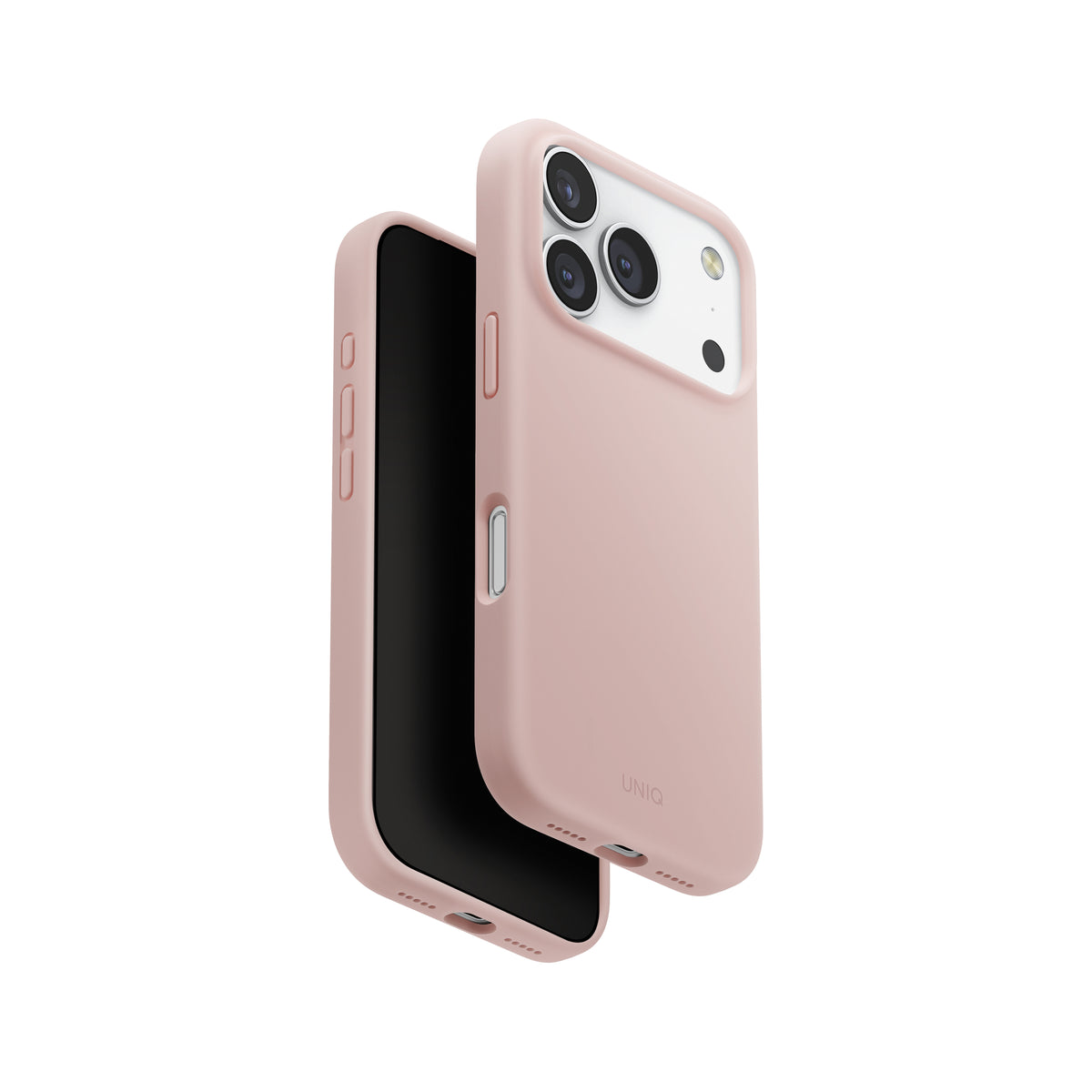 Carcasa Uniq Lino Silicona Magsafe iPhone 17 Pro - Rosa