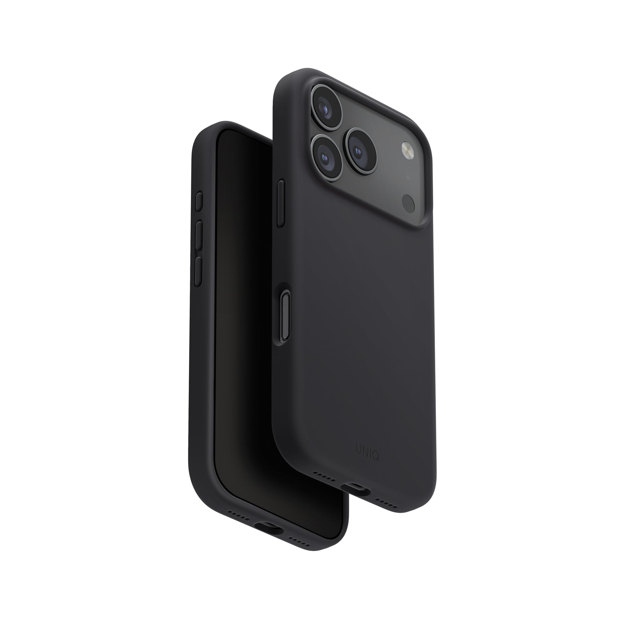 Carcasa Uniq Lino Silicona Magsafe iPhone 17 Pro Max - Gris Oscura - PREVENTA - ENTREGA 10 OCTUBRE