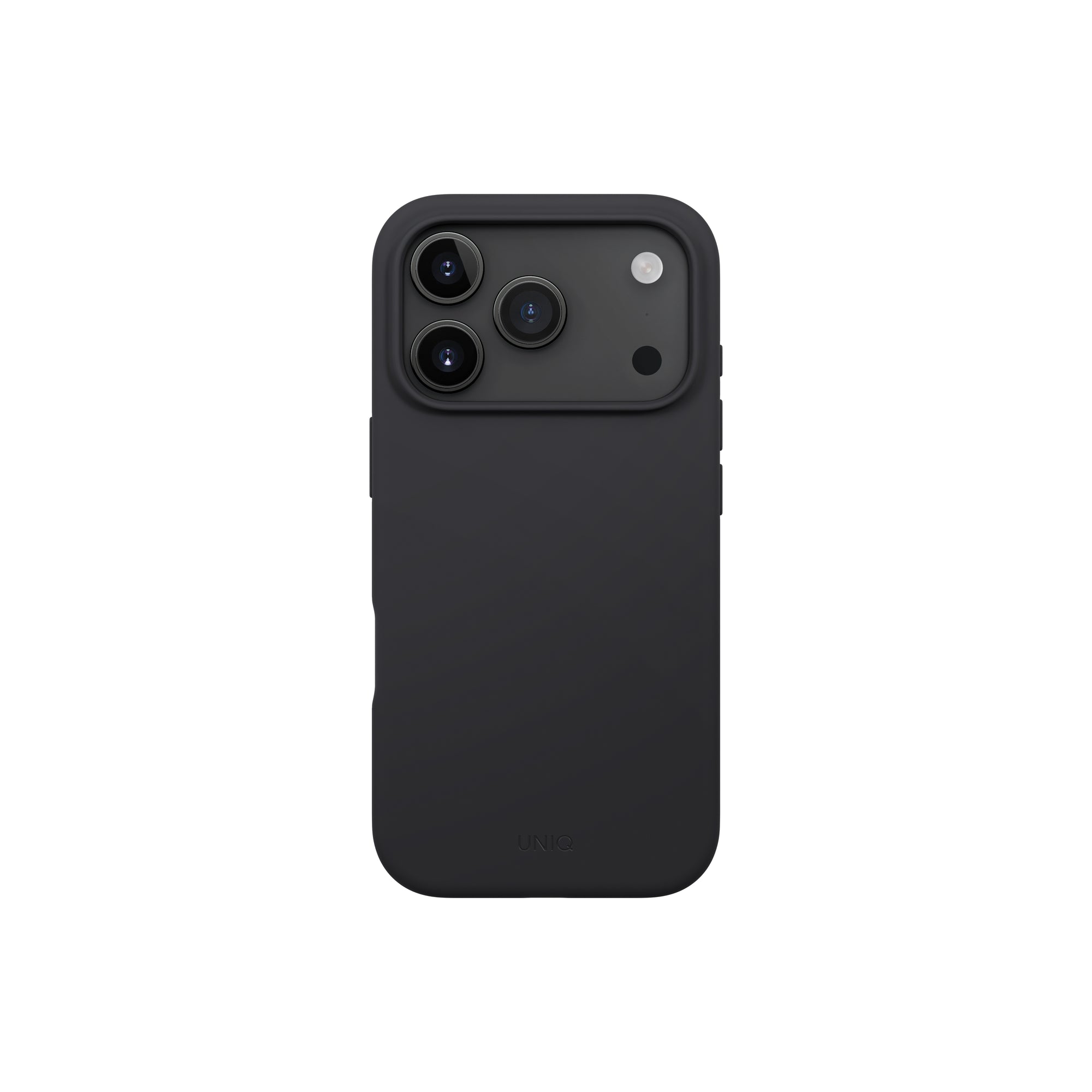 Carcasa Uniq Lino Silicona Magsafe iPhone 17 Pro Max - Gris Oscura - PREVENTA - ENTREGA 10 OCTUBRE