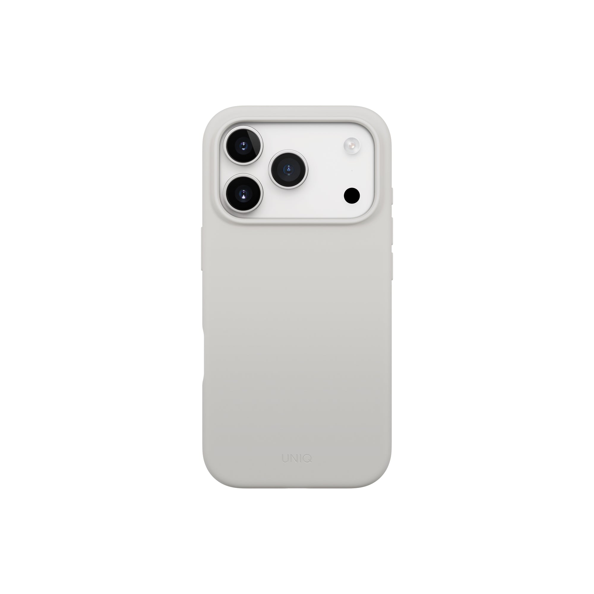Carcasa Uniq Lino Silicona Magsafe iPhone 17 Pro - Gris - OPEN BOX - NUEVA PERO SIN EMPAQUE