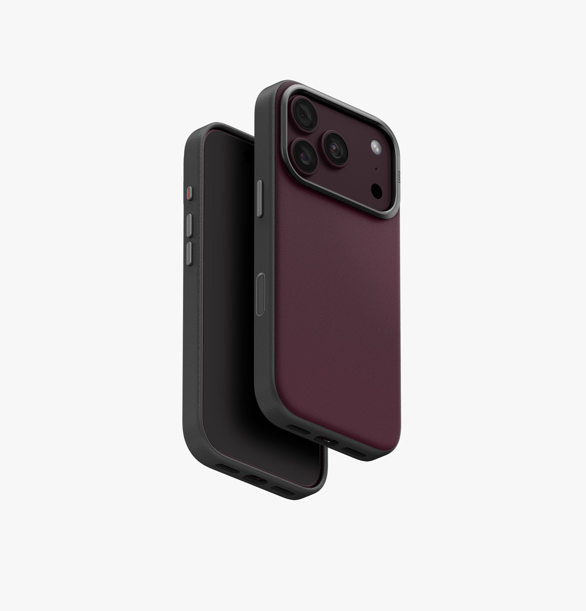 Carcasa Uniq Lyden DS Cuero Magsafe iPhone 18 Pro Max - Vino