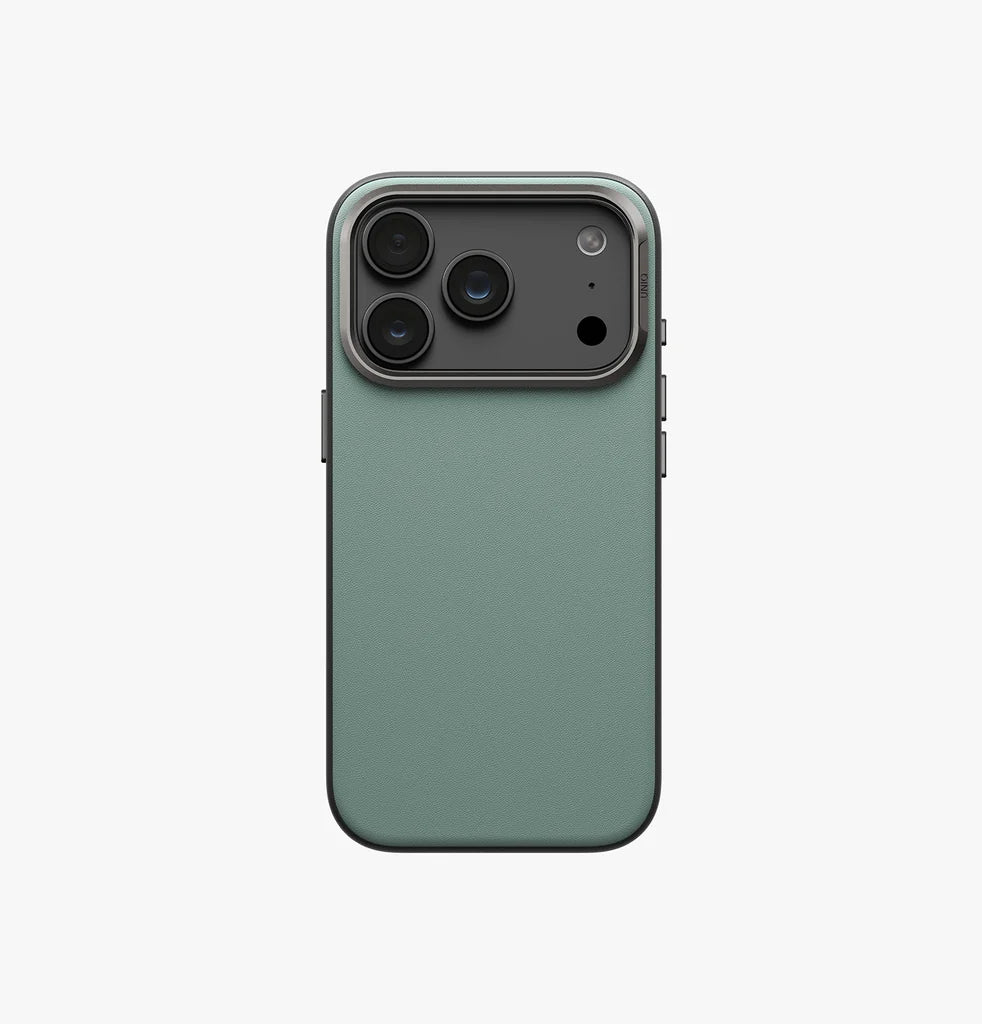 Carcasa Uniq Lyden DS Cuero Magsafe iPhone 17 Pro - Salvia - OPEN BOX - NUEVA PERO SIN EMPAQUE