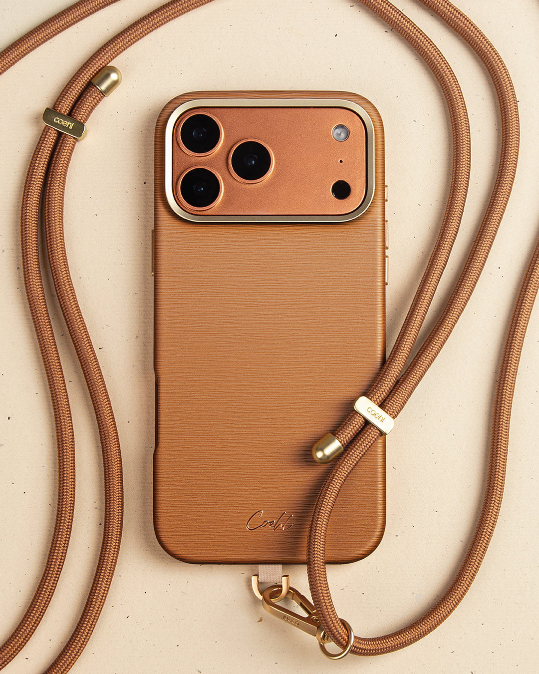 Carcasa Coehl Mirelle Magsafe iPhone 17 Pro Max - Cafe - OPEN BOX - NUEVA PERO SIN EMPAQUE