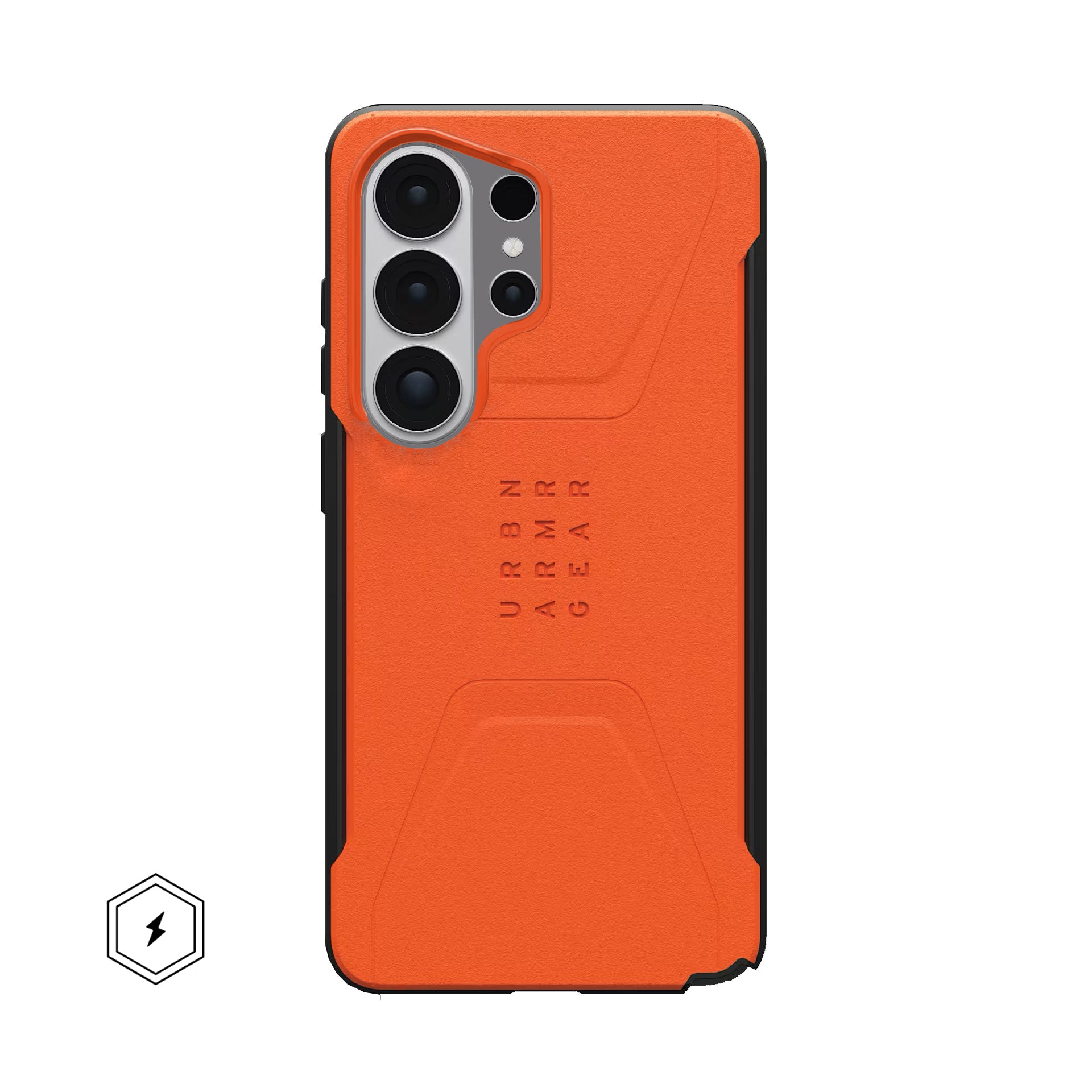 Carcasa / Funda Rugged Proteccion Profesional Para Samsung S26 Ultra - Marca Uag Modelo Civilian Compatible Con Magsafe - Naranja