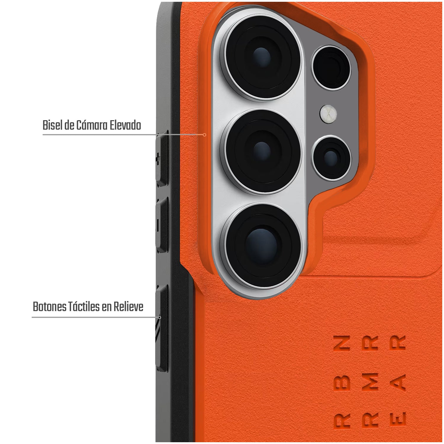 Carcasa / Funda Rugged Proteccion Profesional Para Samsung S26 Ultra - Marca Uag Modelo Civilian Compatible Con Magsafe - Naranja