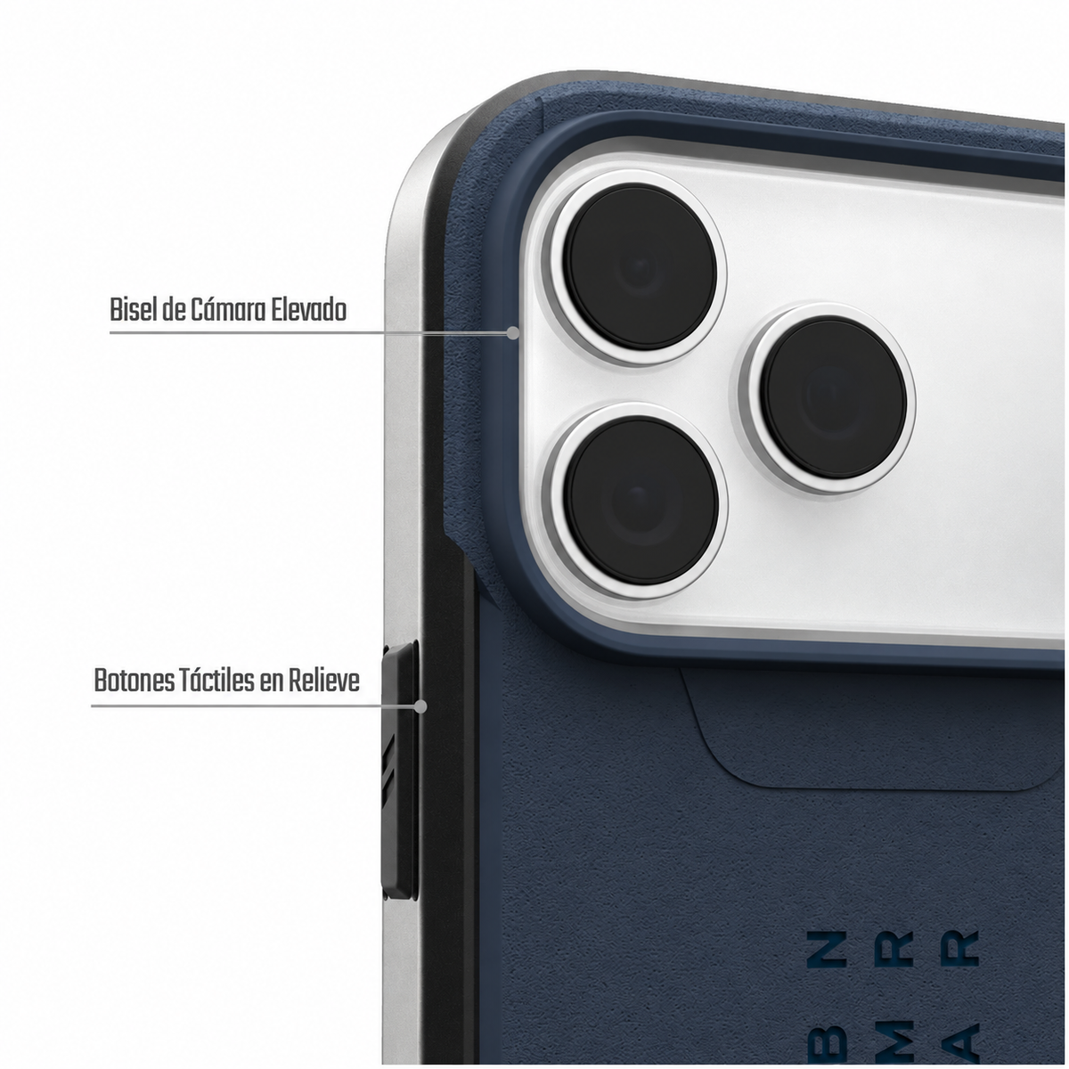 Carcasa / Funda Rugged Proteccion Profesional Para iPhone 18 Pro Max - Marca Uag Modelo Civilian Compatible Con Magsafe - Azul