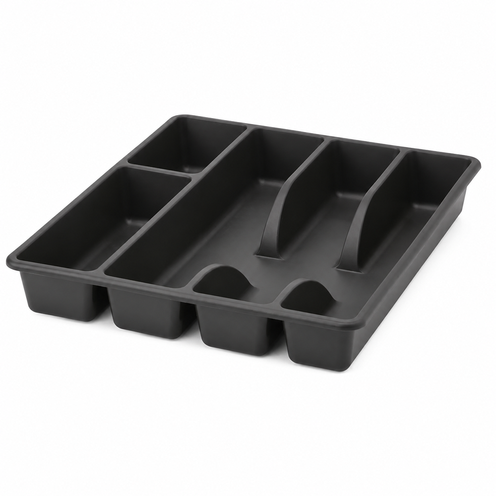 Organizador de Cubiertos Tuntun 31x26 cm Gris Oscuro