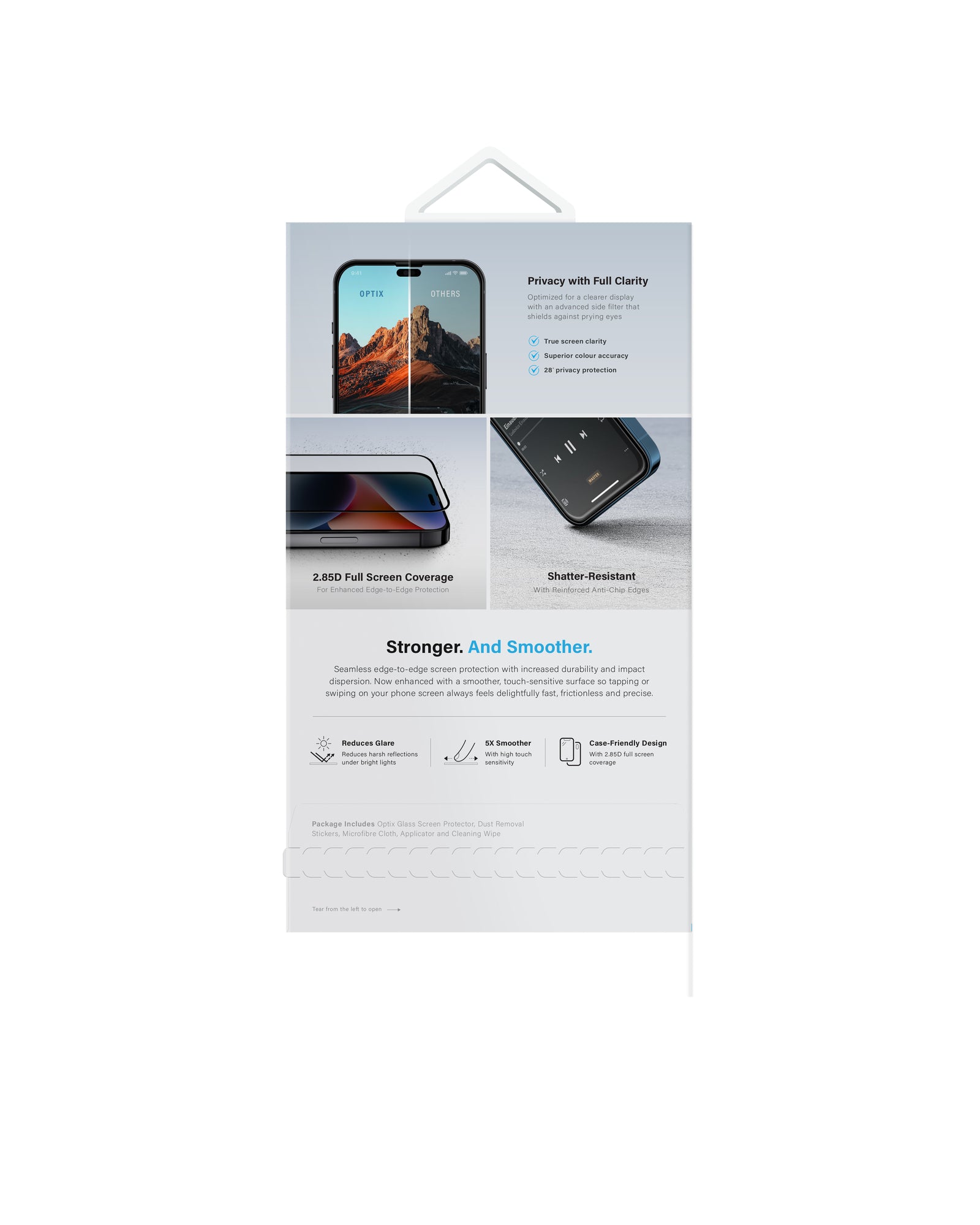 Lámina Uniq Optix Antiespia Vidrio Templado 9H Para Samsung S25 Ultra