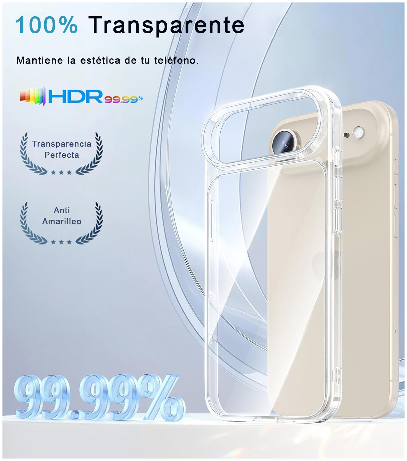 Carcasa Antigolpe Rígida Clear iPhone Air