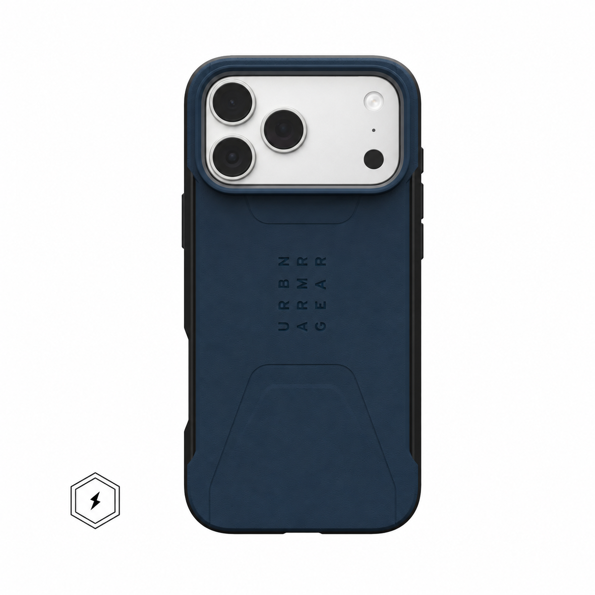 Carcasa / Funda Rugged Proteccion Profesional Para iPhone 18 Pro Max - Marca Uag Modelo Civilian Compatible Con Magsafe - Azul