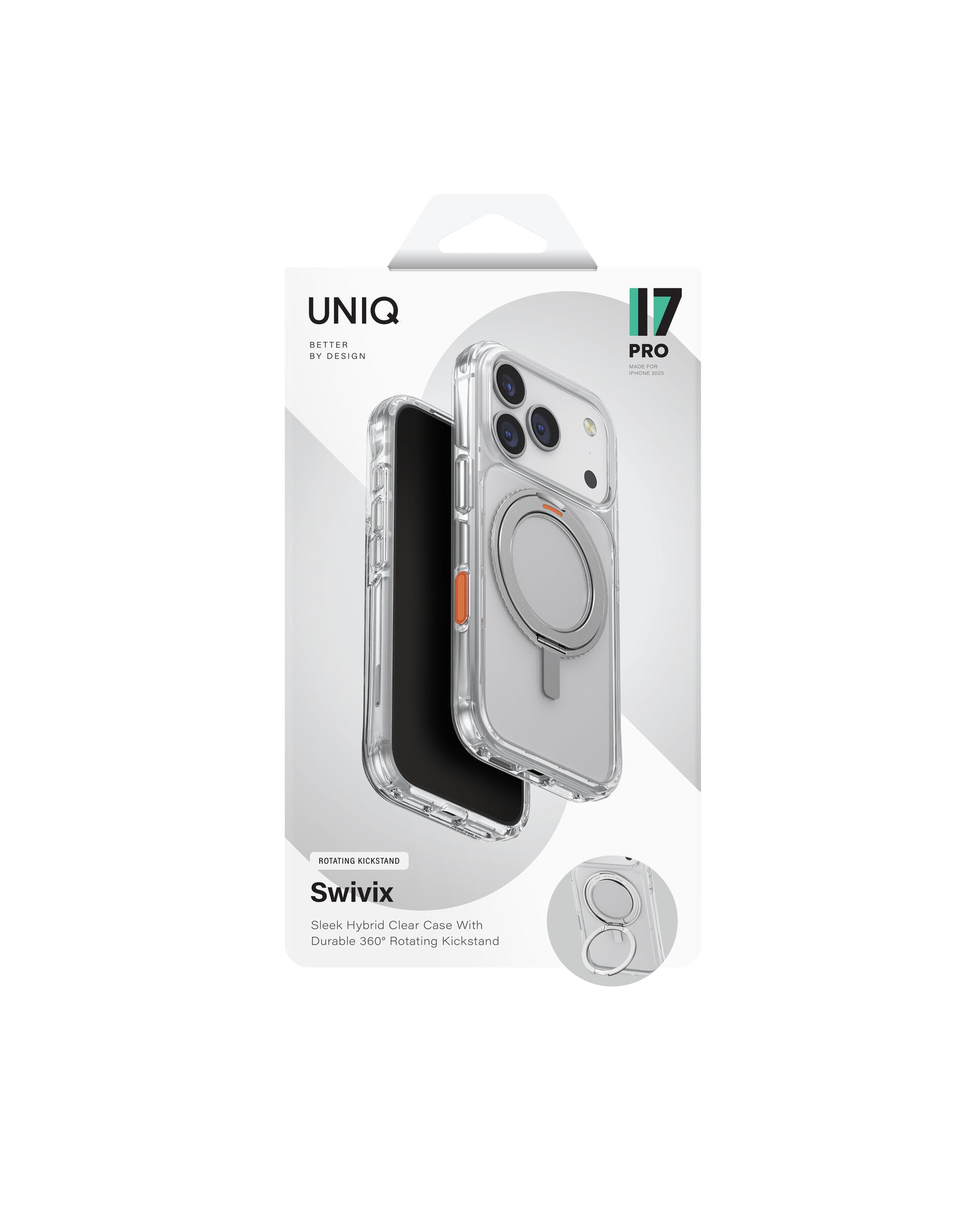 Carcasa Uniq Swivix Soporte Giratório iPhone 17 Pro - PREVENTA - ENTREGA 10 OCTUBRE