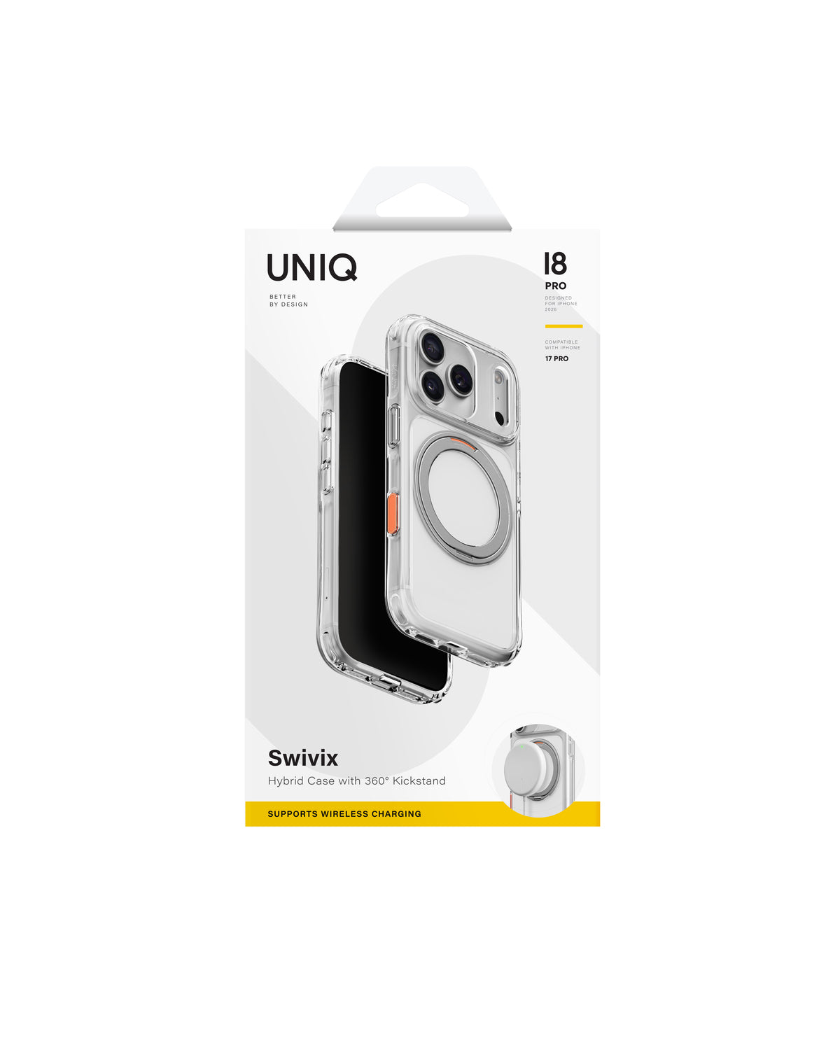 Carcasa Uniq Swivix Magsafe Soporte Giratório iPhone 18 Pro