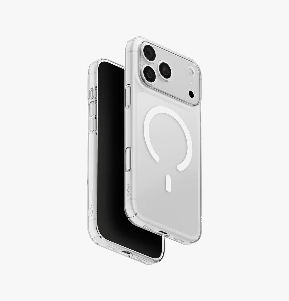 Carcasa Uniq Airsuit Ultradelgada 1.3 mm Magsafe iPhone 17 Pro Max - Transparente - OPEN BOX - NUEVA PERO SIN EMPAQUE