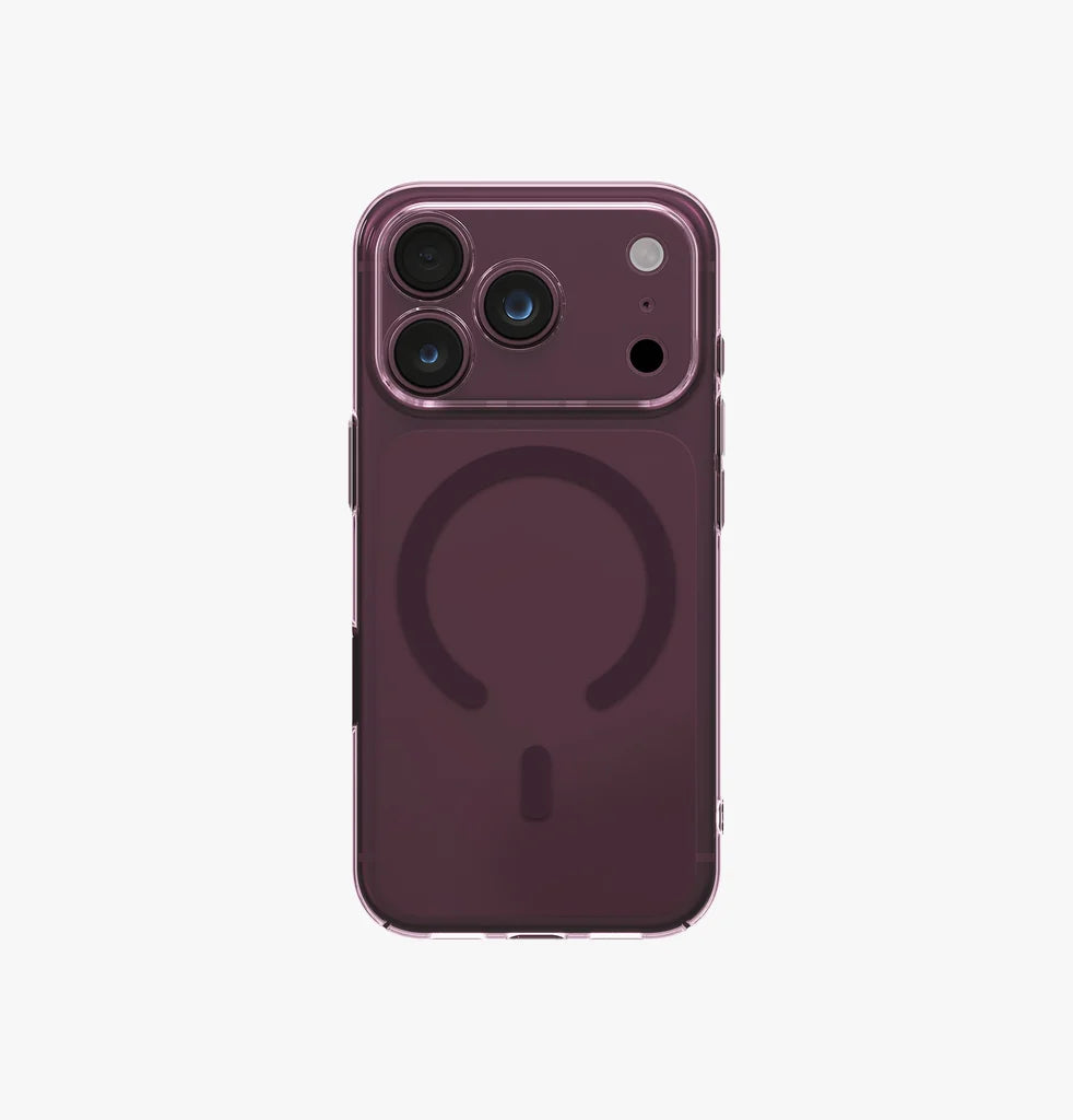 Carcasa Uniq Airsuit Ultradelgada 1.3 mm Magsafe iPhone 18 Pro - Vino - OPEN BOX - NUEVA PERO SIN EMPAQUE