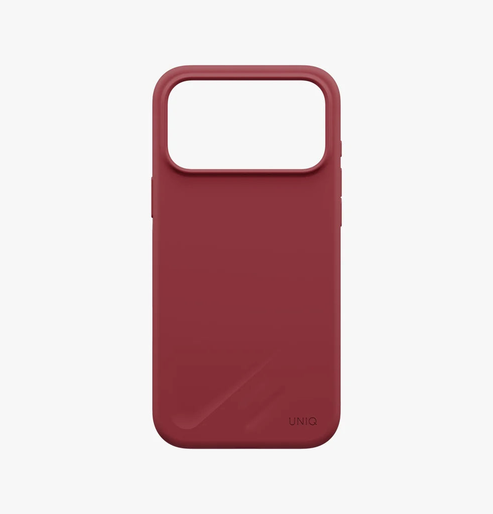 Carcasa Uniq Lino Hybrid Magsafe iPhone 18 Pro Max - Salmon - OPEN BOX - NUEVA PERO SIN EMPAQUE