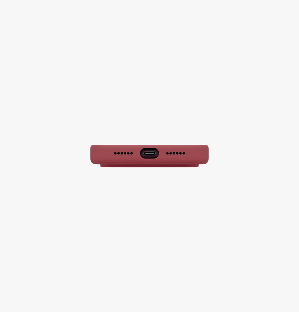 Carcasa Uniq Lino Hybrid Magsafe iPhone 18 Pro Max - Salmon - OPEN BOX - NUEVA PERO SIN EMPAQUE