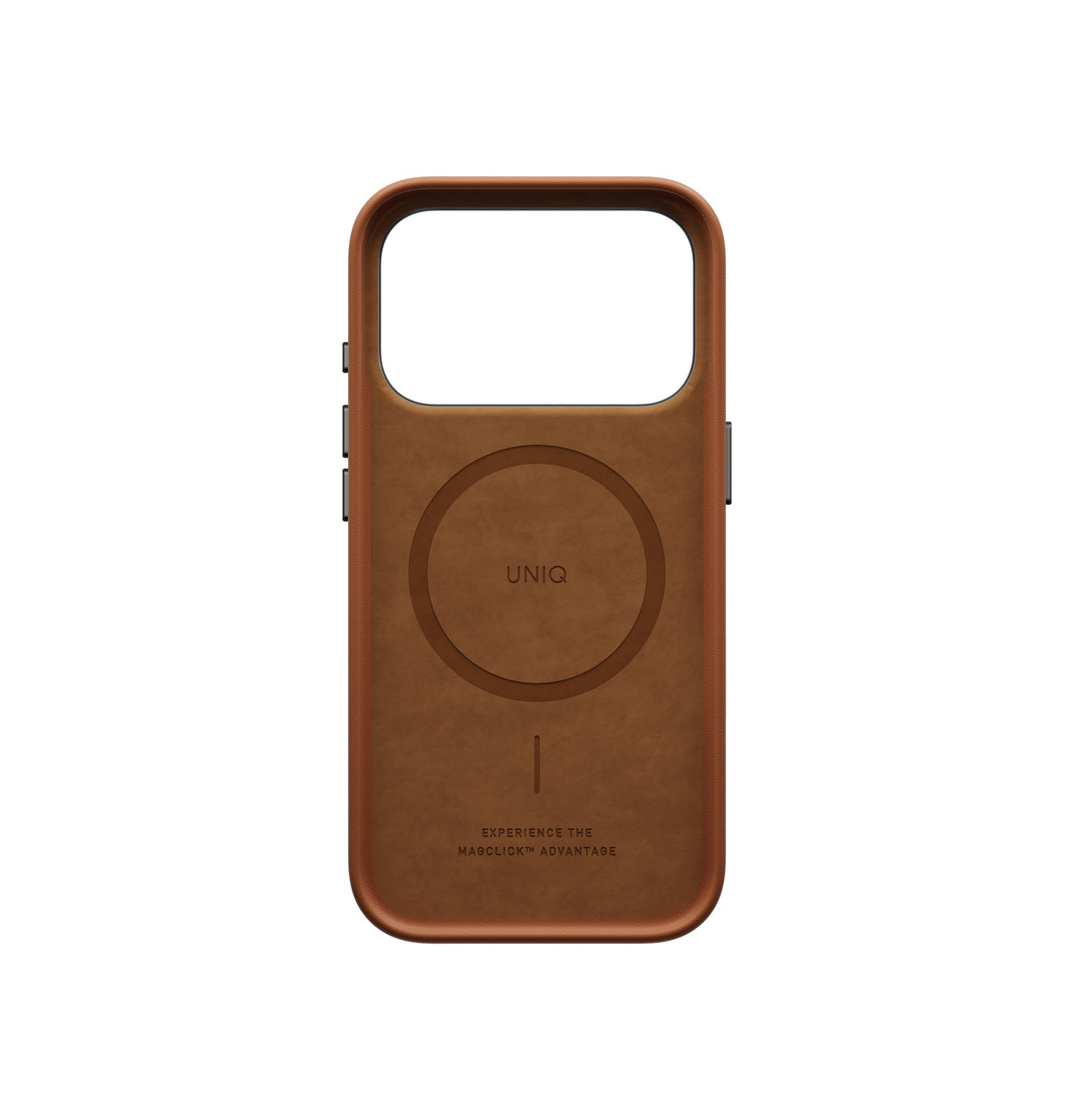 Carcasa Uniq Lyden Cuero Magsafe iPhone 18 Pro Max - Café