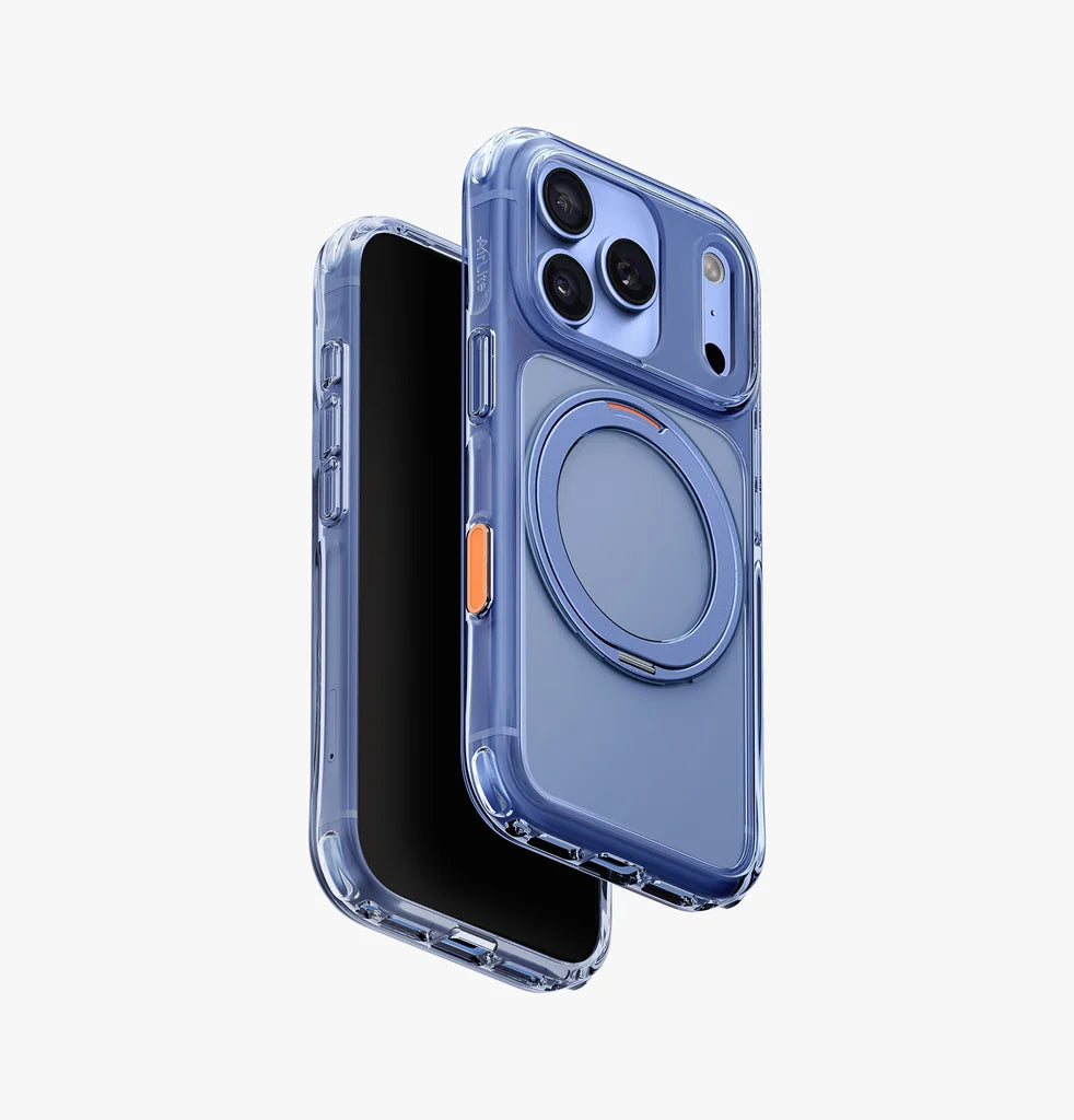 Carcasa Uniq Swivix Magsafe Soporte Giratório iPhone 18 Pro - Azul - OPEN BOX - NUEVA PERO SIN EMPAQUE