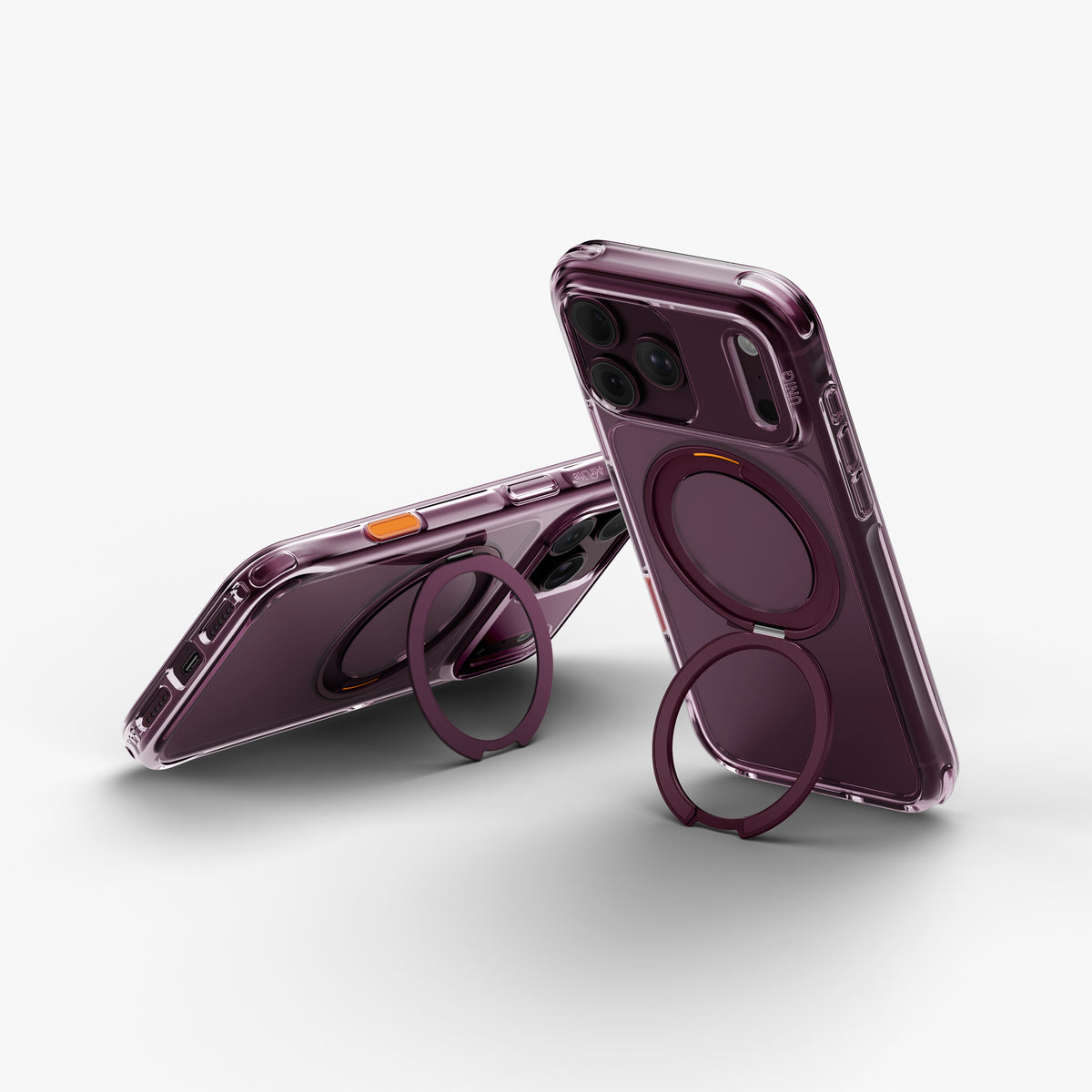 Carcasa Uniq Swivix Magsafe Soporte Giratório iPhone 18 Pro Max - Vino - OPEN BOX - NUEVA PERO SIN EMPAQUE