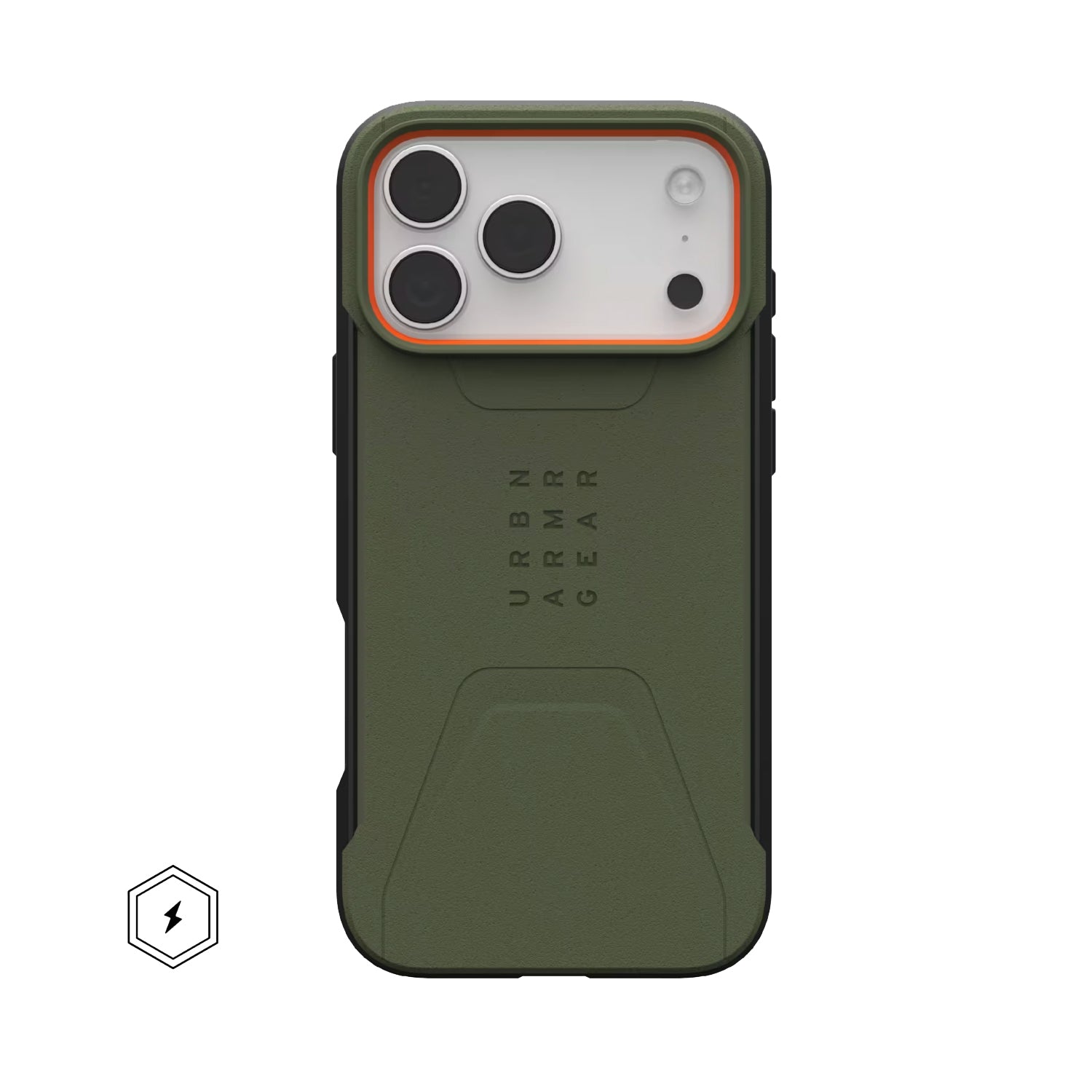 Carcasa / Funda Rugged Proteccion Profesional Para iPhone 17 Pro Max - Marca Uag Modelo Civilian Compatible Con Magsafe - Verde