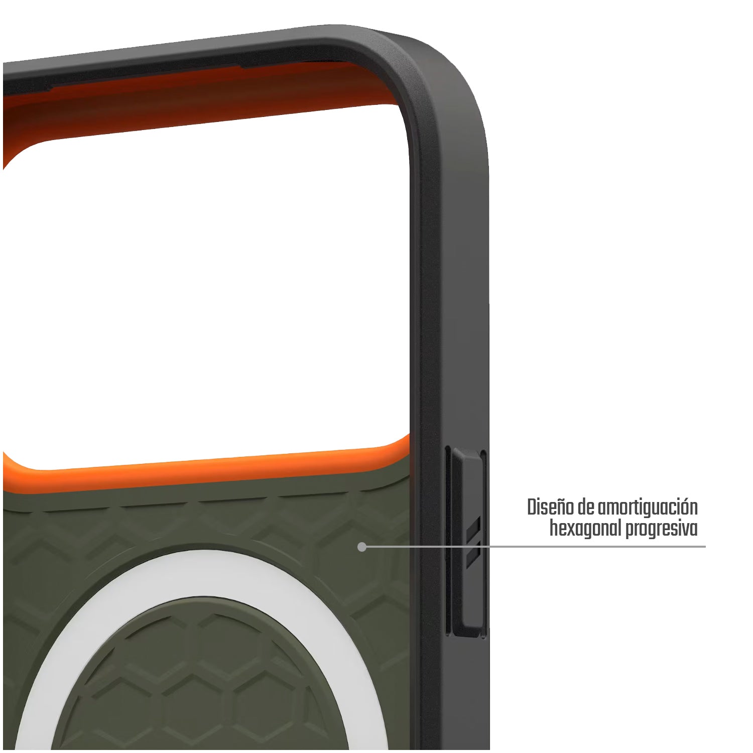 Carcasa / Funda Rugged Proteccion Profesional Para iPhone 17 Pro - Marca Uag Modelo Civilian Compatible Con Magsafe - Verde
