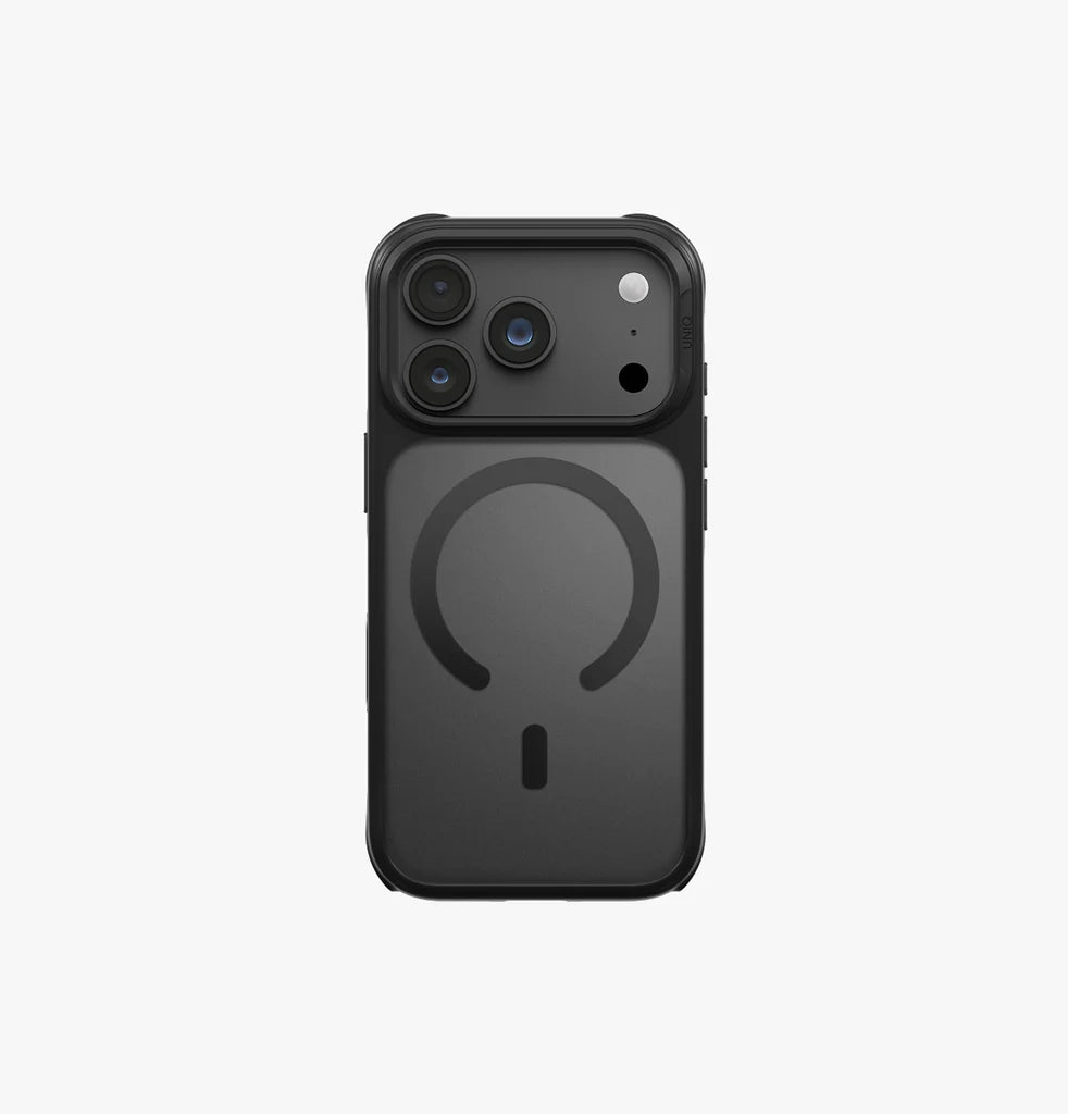 Carcasa Uniq Veren AF Hybrid Magsafe iPhone 17 Pro - Negra - OPEN BOX - NUEVA PERO SIN EMPAQUE