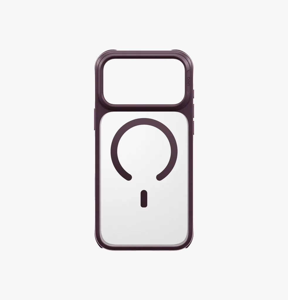 Carcasa Uniq Veren AF Hybrid Magsafe iPhone 17 Pro Max - Vino - OPEN BOX - NUEVA PERO SIN EMPAQUE