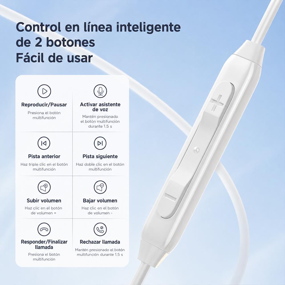 Audifonos Joyroom con Cable Tipo C