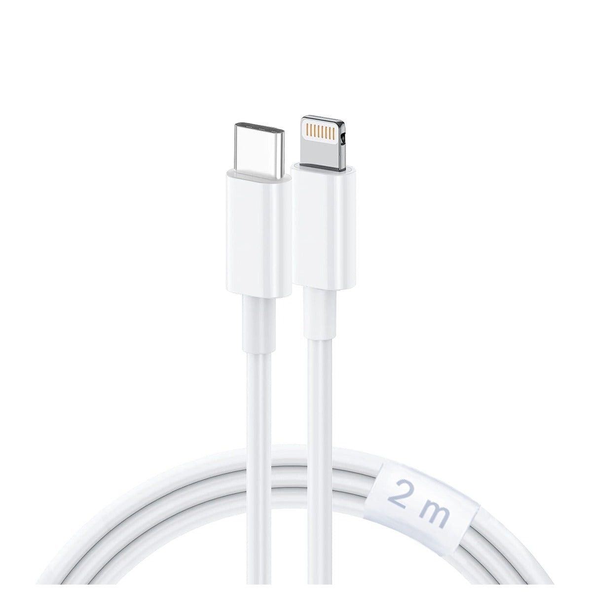 Cable USB-C a Lightning Certificado MFi — Carga Rápida y Datos / 2 Metros