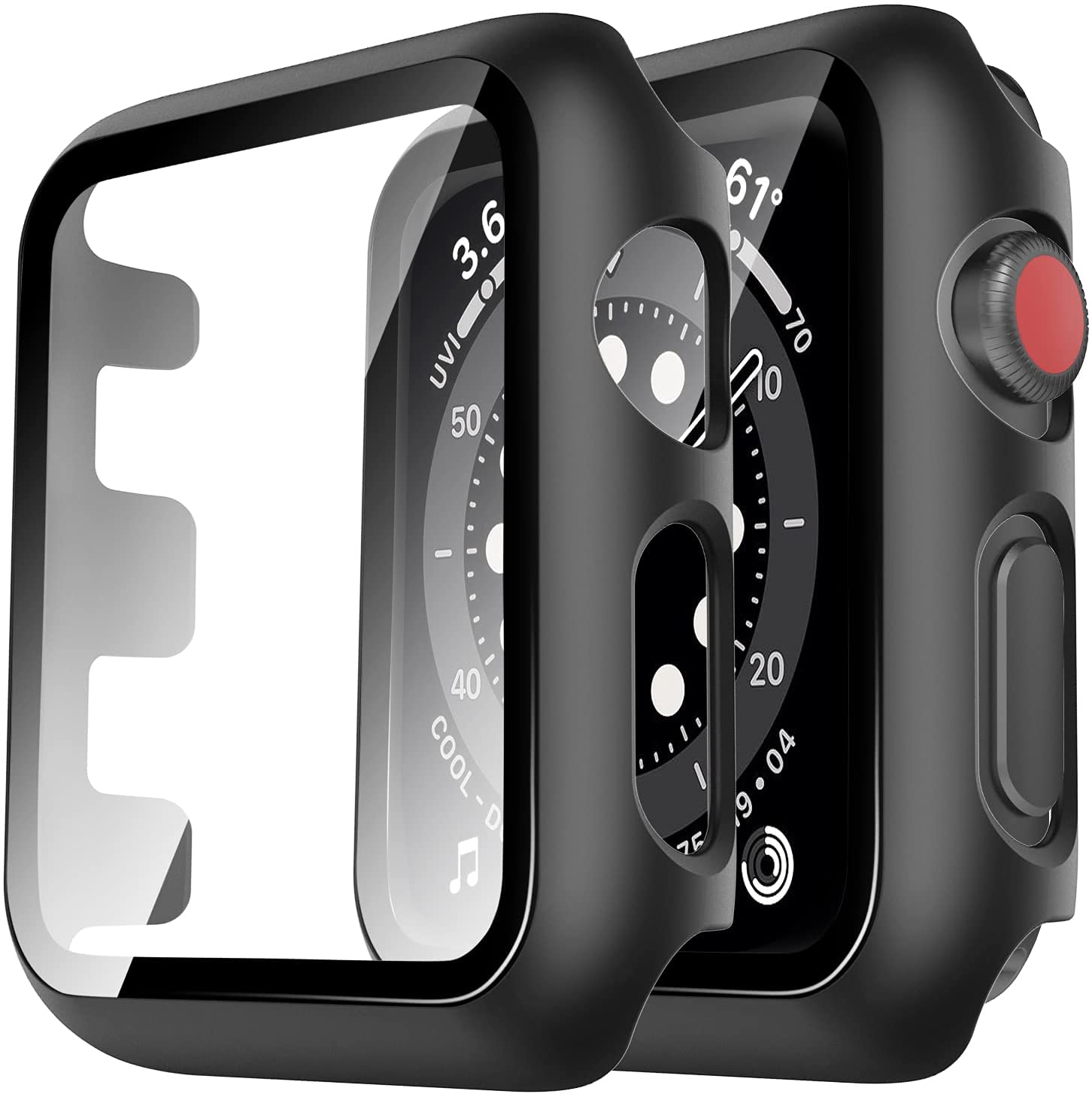 Case Mica Apple Watch Series 42mm Cristal Templado Apple Watch