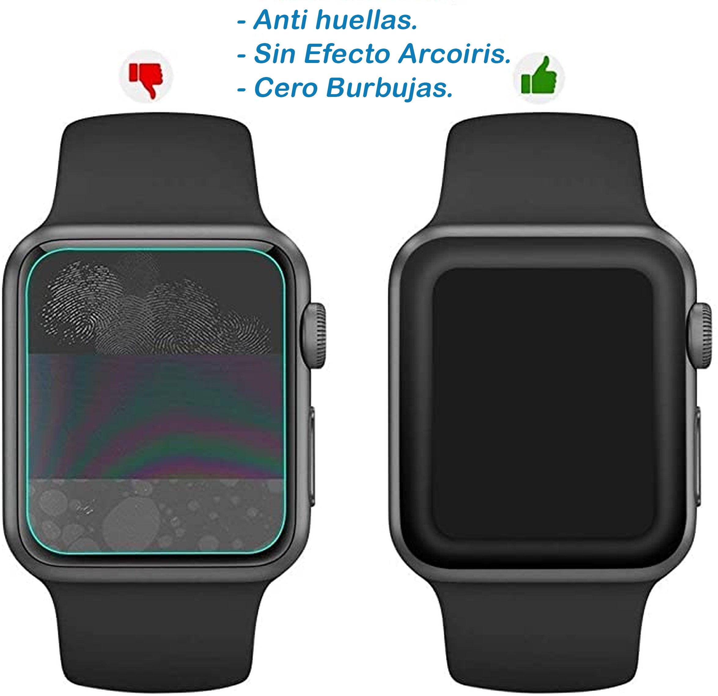 Lamina De Vidrio Templado Apple Watch 45 MM