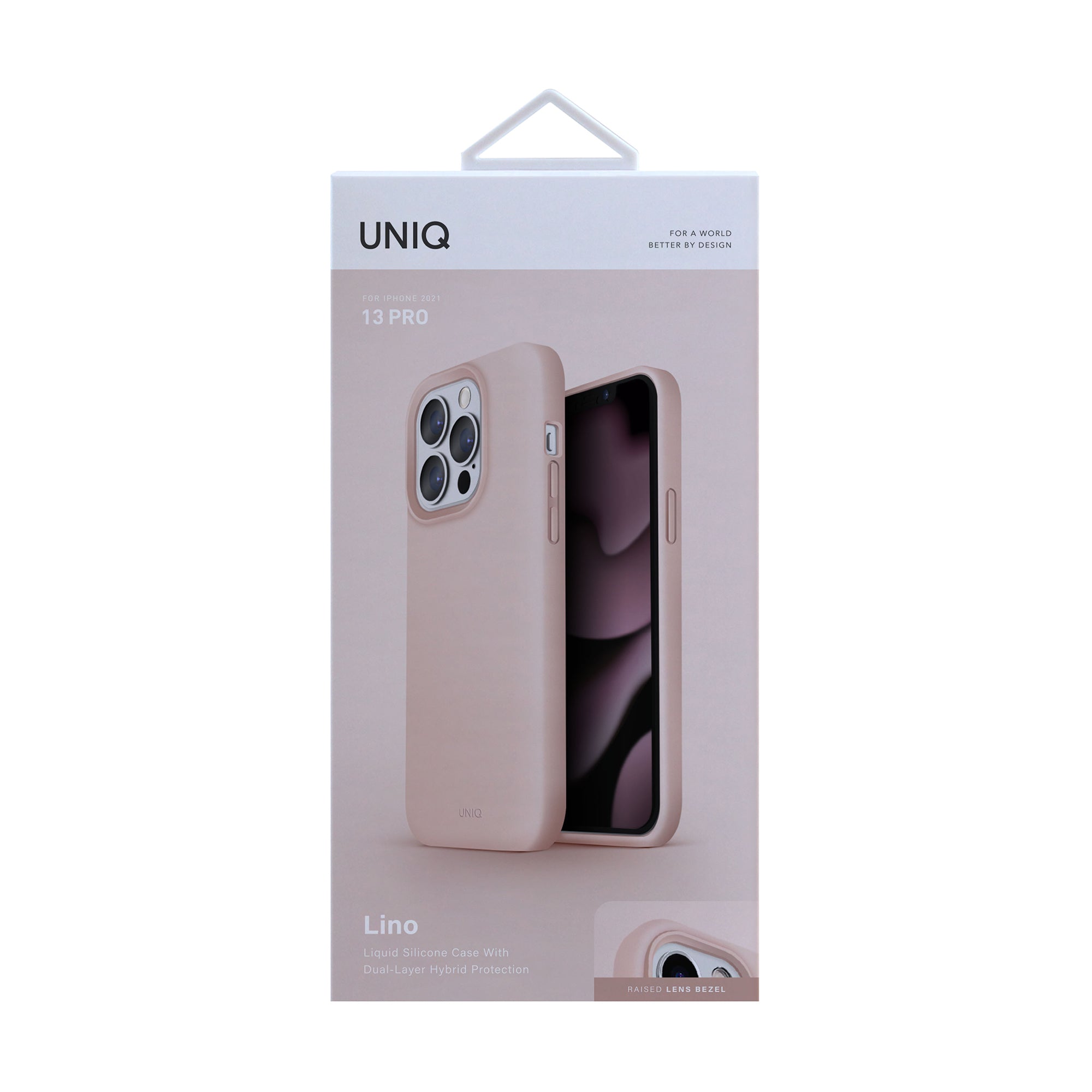 Carcasa Uniq Lino Silicona iPhone 13 Pro