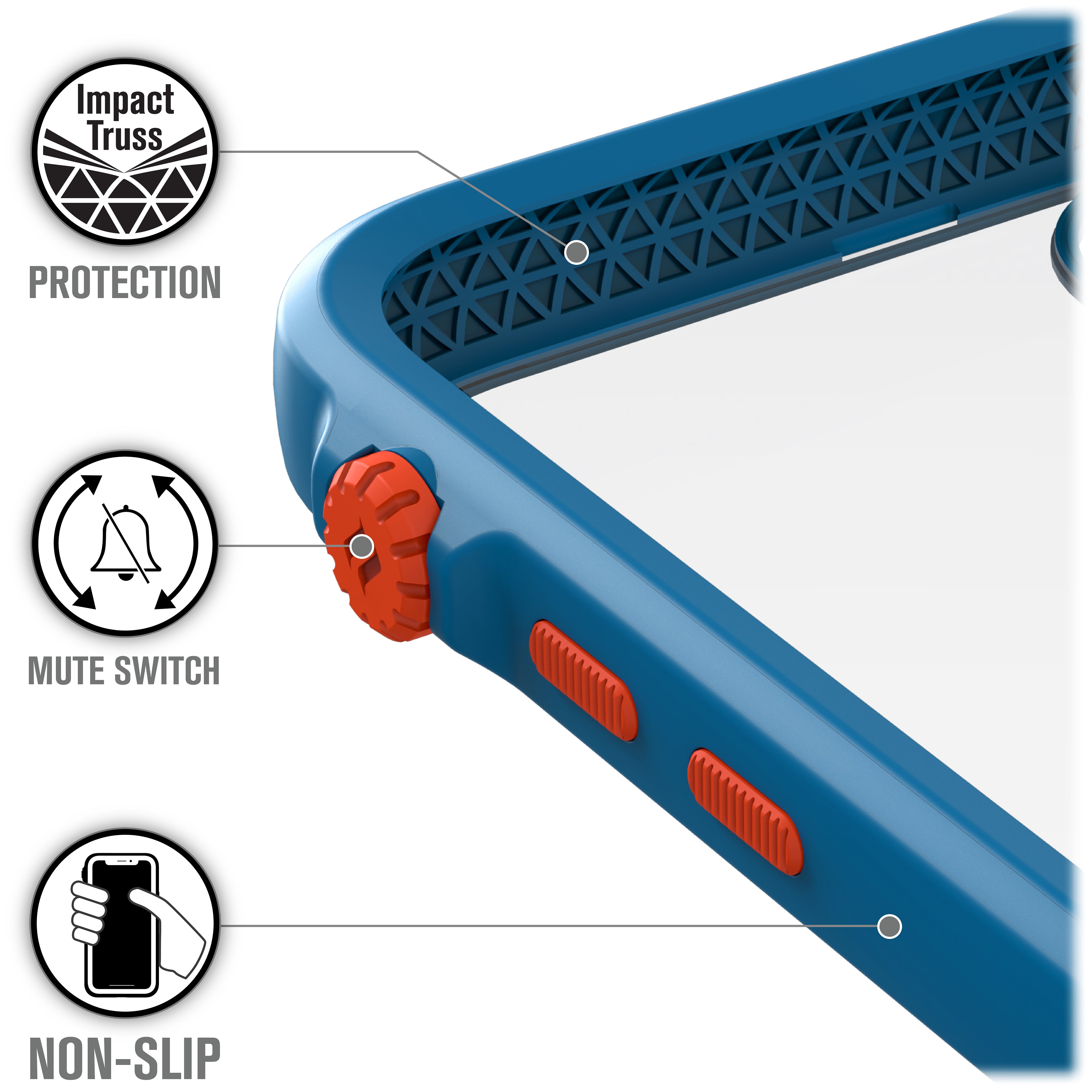 Carcasa Catalyst Impact Protection iPhone 11 - Azul