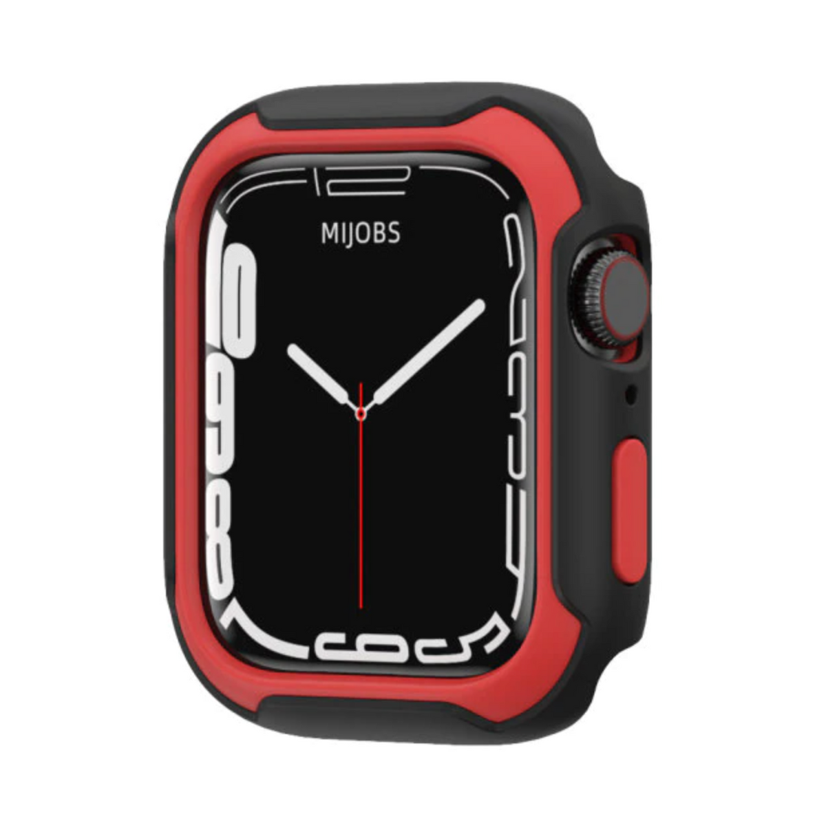 Protector Case Antigolpe Para Apple Watch 40/41 Mm & 44/45 mm - Negro / Rojo / 40 / 41 MM (Serie 4 / 5 / 6 / 7 / 8 / 9 / SE)