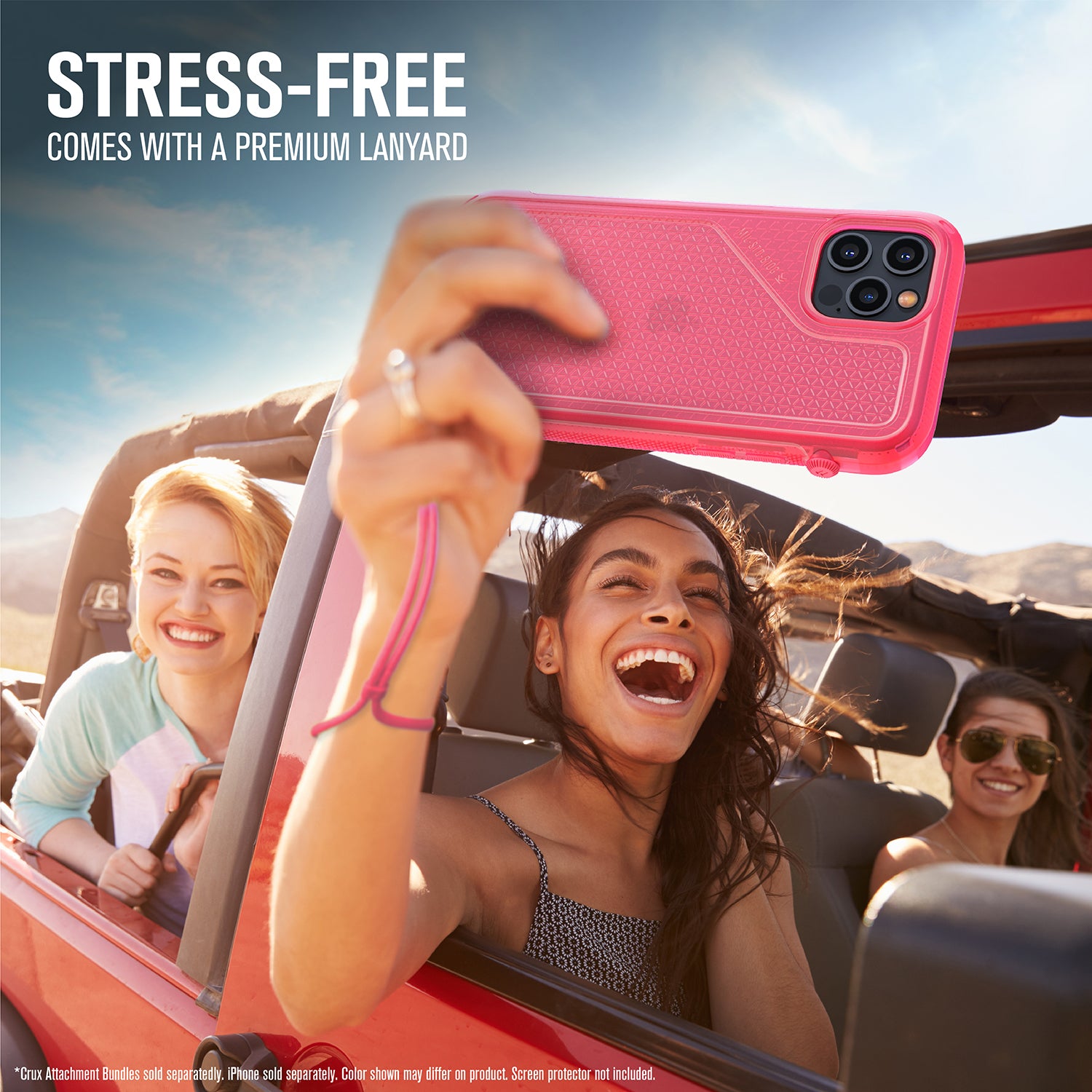 Carcasa Catalyst Vibe Series iPhone 12 / 12 Pro - Rosa Neon